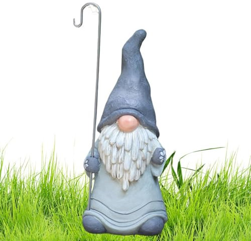 Gnomi da giardino all'aperto | Statue di gnomo da giardino in resina per esterni | Decorazioni per gnomi senza volto statuetta decorazioni natalizie per la tavola della casa