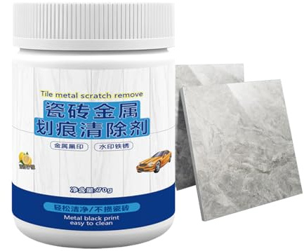 Limpiador de azulejos, restaurador de arañazos de cerámica, limpiador protector de arañazos de azulejos, polvo para horno, bañera, fregadero, estufa, ducha, cocina, inodoro