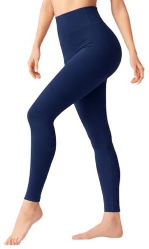 Suyamir Leggings Donna Vita Alta Push Up, Yoga Fitness Opachi e Modellanti | Vita alta, controllo pancia, tessuto opaco, morbido ed elasticizzato