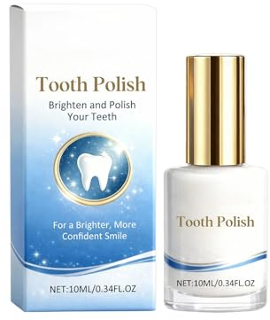 Smalto Istantaneo per Sbiancamento Dentale,Vernice Sbiancante per Denti,Smalto per Rimuovere le Macchie,Facile da Usare,1PC