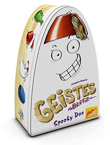 Zoch 601105085 - Geistesblitz – Spooky DOO (Kartenspiel ab 8 Jahren) - pfiffiger Rätselspaß für 2-8 Spieler in Metallbox