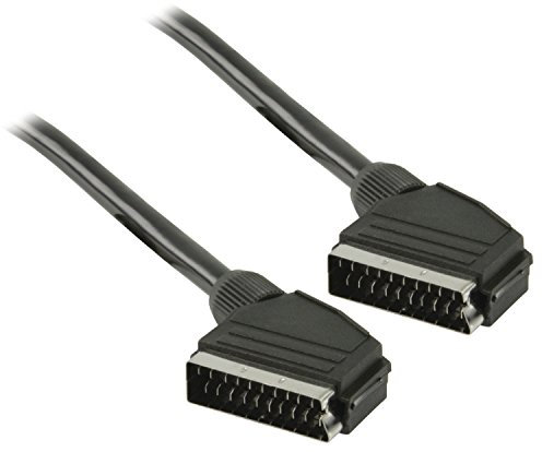 Valueline – Câble péritel mâle/mâle de 1,50 m Noir