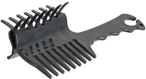 HySHINE Perfect Neat Plaits Plaiting Comb - Horse Pony Grooming Showing-Black