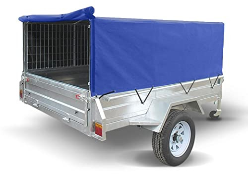 Trailer Cover for the Erde 102, Daxara 107 & MaypoleMP6810 trailers using mesh sided extensions.