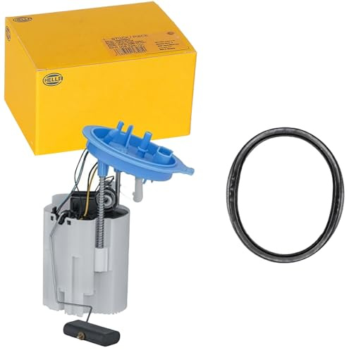 HELLA 8TF 358 303-141 Kraftstoffpumpe - Benzinpumpe - 12V - elektrisch - 5-polig - mit Dichtung - u.a. für SKODA OCTAVIA III (5E3, NL3, NR3)