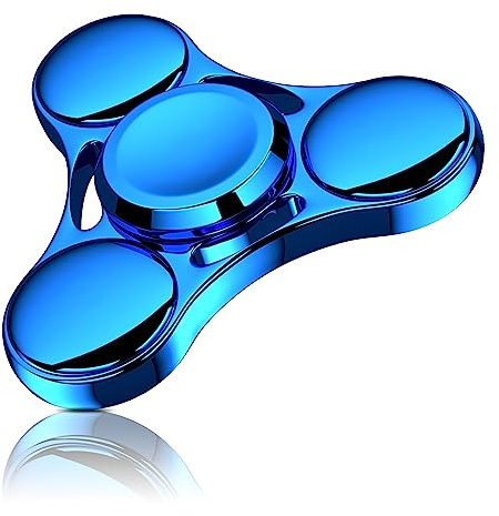 ATESSON Fidget Spinners Toy,Ultra Durable Stainless Steel Bearing High Speed 3-5 Min Precision Brass Metal Finger Spinner,EDC ADHD Stress Relief Anxiety Relieves Reducer for Kids and Adults