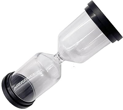 MagiDeal Sablier remplissable Horloge de Sable Sablier léger DIY Décoration de Table Ouvrable Décor à la Maison Sablier décoratif Durable Petit sablier