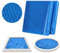 WOLTU Solarabdeckplane Poolabdeckung rund Ø488cm, Solarfolie Solarabdeckung Solarplane UV-beständig zuschneidbar, Noppenfolie Pool, Poolheizung Solar, Blau