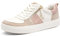 Tamaris Women's Comfort Damen Bequem Sneaker, Beige/Rose, 3.5 UK