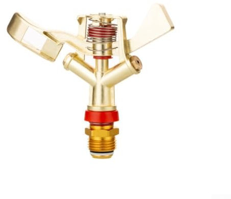 Arroseur en alliage de zinc 12 impulsions pour une pelouse efficace et pour l'irrigation du jardin (1,27 cm)