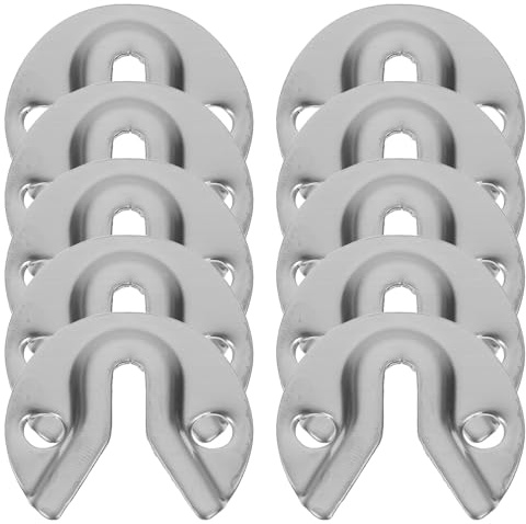 SOESFOUFU 10 pièces Lot de Équerres Métalliques Fixation Murale pour Cadres Photo et Miroirs Supports Suspendus Solides et Durables Connecteurs Intercalaires pour Meubles et Expositions