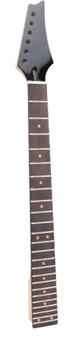 Drfeify Elektrisk Gitarrhals Lönn Rosenträ Gripbräda Smidig Finish Ersättning för 24 Fret Gitarrhals för Gitarrentusiaster och Proffs