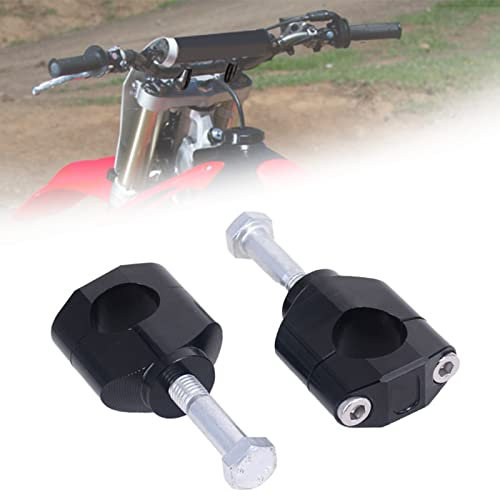 Soporte de la Abrazadera de Montaje de la Abrazadera de la Motocicleta - CR125R 00-07 CR250R 99-07 CRF250R 04-17 CRF450R 02-18 CRF450RX 17-18 CRF250X 04-17 CRF450X 05-17 - (1 1/8 28MM) (Negro)