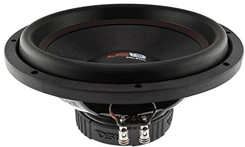 1 SUBWOOFER kompatibel med DS18 SELECT SLC-12S SLC12S 30cm 300mm 12 250 watt rms och 500 watt max svc enkel talspole 4 ohm perfekt för bilhuv + klistermärke, 1 st
