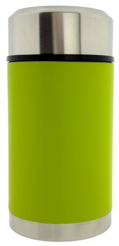 Migros Cucina & Tavola Isolierter Lebensmittelbehälter Thermobecher inkl. ausklappbarem Löffel - 700ml - grün