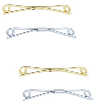 GALPADA 4 Piezas Cardigan Clip Suéter Hebilla Cardigan Hebilla Ropa Accesorio Collar Broche Chal Pines Chal Clips Collar Clips Ropa Camisa Suéter Clip