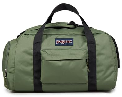 JanSport Weekender Duffel – Reise- oder Sporttasche, strapazierfähiger Weekender mit Fronttasche und seitlichen Haltegriffen, Cargo Green, Einheitsgröße, Mittelgroße Reisetasche