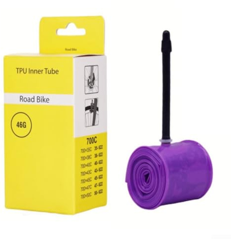 Tubo de bicicleta de carretera TPU 700C para neumáticos 23-32C válvula Presta para bicicletas de carreras de montaña (3x23-32C FV65)