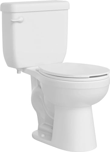 PROFLO PF5110HE Jerritt 1.28 GPF Single Flush Toilet Tank Only with Left-Hand Trip Lever - White