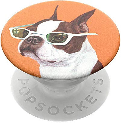 PopSockets PopGrip - Soporte y Agarre para Teléfonos Móviles y Tabletas con un Top Intercambiable - Ginger