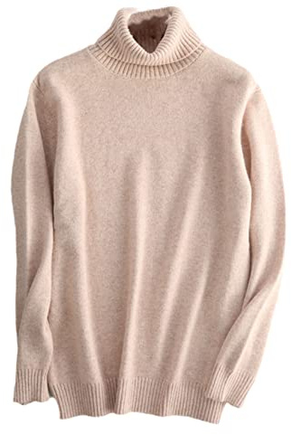 100% Cachemire col roulé Hommes Pull Automne Hiver Tricots Pull Chaud Pull