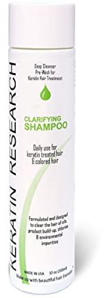 Best Clarifying Shampoo for Keratin Hair Straightening Treatment - Deep Cleans and Opens Cuticles for Optimal Keratin Receptivity, Removing Clingy Residues (10oz)