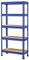 Yaheetech Garage Shelves Storage Shelves Heavy Duty 5 Tier Shelving Units Metal Boltless Industrial Racking for Home/Warehouse,70cm x 30cm x 150cm(LxWxH) Blue