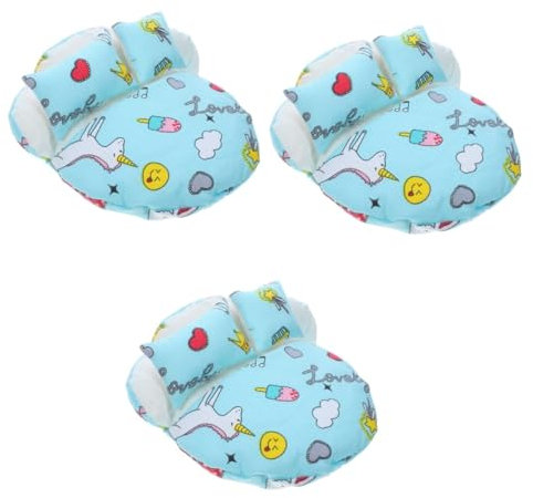 VICASKY Lot de 3 Sacs de Couchage pour poupées - de Couchage pour poupées - Ensemble de literie Miniature - Lit bébé - Maison de poupée - Mini lit pour bébé - Décoration d'intérieur Ob11