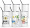 sweet grain 12 oz Sublimation Tumblers Stainless Steel Straight Double Wall Vacuum 6 Pack White Kids Sublimation Tumblers Blanks with Lids and Straws for DIY Gift, Coffee, Tea, Beverage