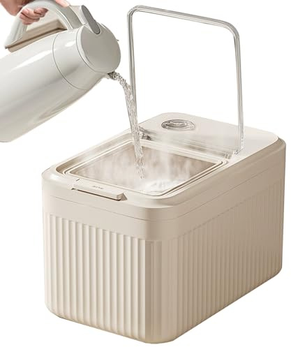 Generico Contenitore Cibo per Cani,Contenitori per Cibo Animale - Distributore Di Snack Per Farina Di Soia Cereali Conigli Fienile Garage