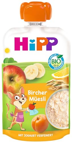 HiPP Bircher Müesli, Quetschie ab 1 Jahr (8 x 100g)