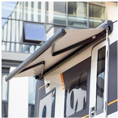 Car Awning Retractable Cassette Motorized Electric RV Sun Shade Camper Trailers Van Awning for Caravan