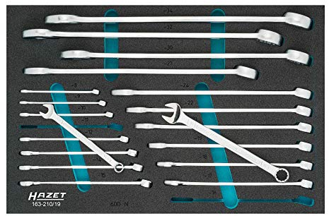 Hazet Ring-Maulschlüssel-Satz, 163-210/19