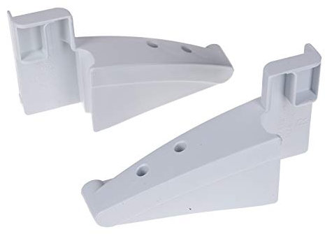 DL-pro Set de supports droit et gauche pour Liebherr 7438550 7438548 - Partie latérale robuste - Support pour compartiment à bouteilles - Compartiment de porte - Réfrigérateur - Congélateur