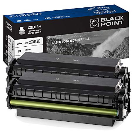 BLACK POINT [MIT CHIP] Toner 2 St. Kompatibel zu HP W2030A (HP 415A)- Schwarz - für HP Color Laserjet Pro: M454dn, M454dw, MFP M479dw, MFP M479fdn, MFP M479fdw, MFP M479fnw - TÜV Zertifiziert