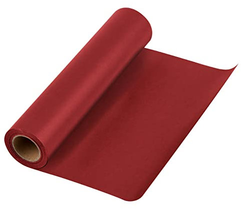 RUSPEPA Rote Kraftpapierrolle – 30,5 cm x 30 m – recycelbares Papier, perfekt für Kunsthandwerk, Kunst, kleine Verpackungen, Verpackungen, Post, Versand, Staumaterial und Pakete