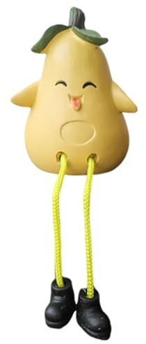 Figuras de piernas colgantes,Figuras sentadas para estantes | Esculturas con forma de fruta de muñeca colgante de pierna larga,Adorno único para el hogar, decoración creativa para escritorio, sala de