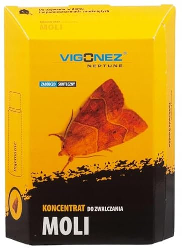 Vigonez – Hochwirksames Konzentrat gegen Lebensmittel- und Kleidermotten, 5 ml – Langzeitschutz bis zu 6 Monate