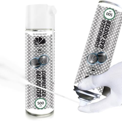 AABCOOLING Bombe Froid, Sprays nettoyants pour moteur Home&Office Gas Duster 1x500ml - Pour le Dépannage Thermique, Bombe a Froid, Spray Froid jusqu'à -50 °C, Bombe air froid Freeze, Auto et Moto