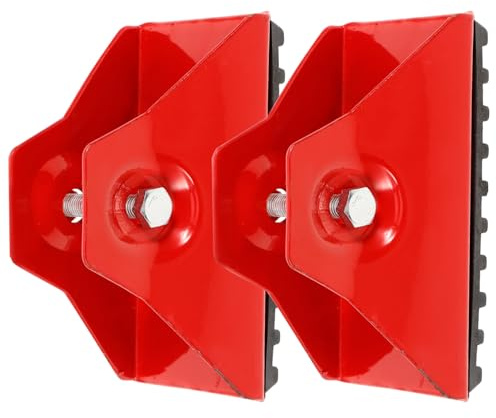 LIFKOME Stabilizzatori Per Scale 2 Pezzi, Piedini in Gomma Antiscivolo Per Gambe Di Scala, Coperture Protettive in Lega Di Alluminio Resistenti All’usura Per Uso Domestico e Professionale