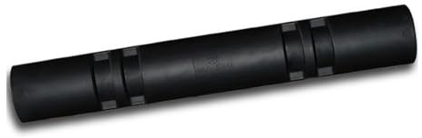 Mångsidig Viktbärande Fitnesstunna, Bärbar Gummiviktstång, Fitnessrör For Att Förhindra Halkning, For Styrketräning I Hemmagym Med Laddade Rörelser(Black/12kg)