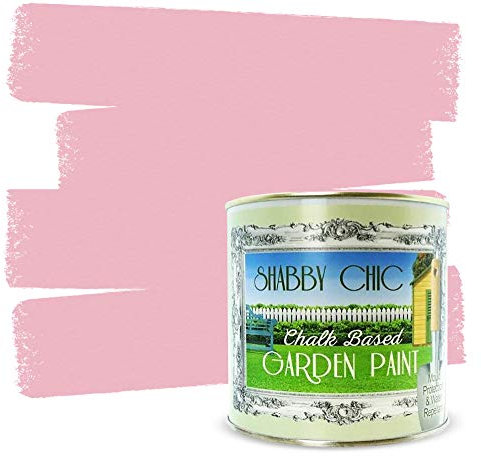 Shabby Chic Chalk Based Furniture Paint, Petal Pink - 250 ml | Distressed Matt Finish for Furniture, Home Decor or DIY Projects | Interior & Exterior | Non-Sand, Suitable for Wood, Plastic & Metal