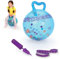 B. toys Hüpfball mit Handpumpe und Lichtern – 48 cm Aufblasbarer Blauer Durchsichtiger Hüpfball mit Bällen für Kinder ab 3 Jahren (3 Teile)