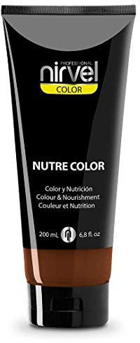 Nirvel NUTRE COLOR Marrón intenso 200 mL Mascarilla Profesional - Coloración temporal - Nutrición y brillo