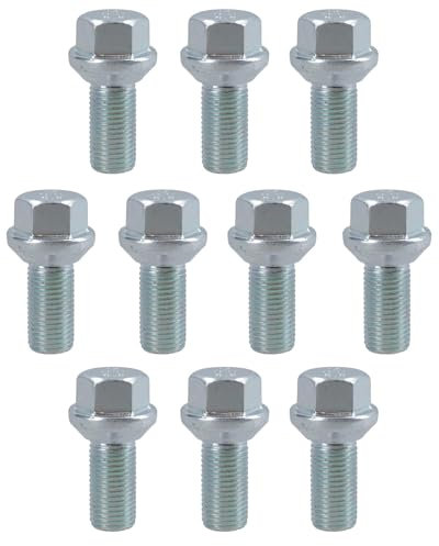 AB Tools 10 Pack M14 x 1.5 Trailer Wheel ConicaI Bolt Ifor Williams Indespension Knott