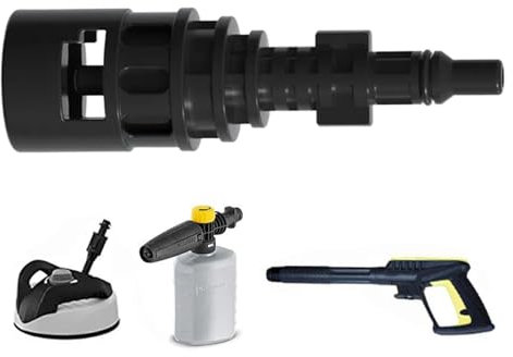 Besreey Adattatore Per Idropulitrice A Tubo Flessibile | Adattatore Da Tubo Giardino a Idropulitrice - Accessori Di Conversione Tubo Per Giardino Auto Terrazzo E