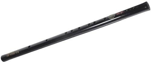Toyvian Flauta Tradicional de Bambú Negra D Afinación, Instrumento Musical para Principiantes Adultos, Flauta China de Estilo Antiguo para Practicar Música y Obsequio Cultural