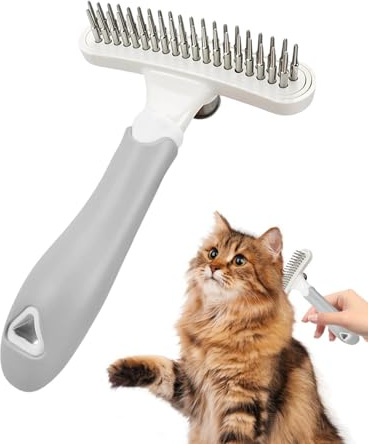 Undercoat Rake for Dogs Utredning av tovor och fällning | Katts underullborste Långhårig för Valp Kattunge Resor Lägenhet
