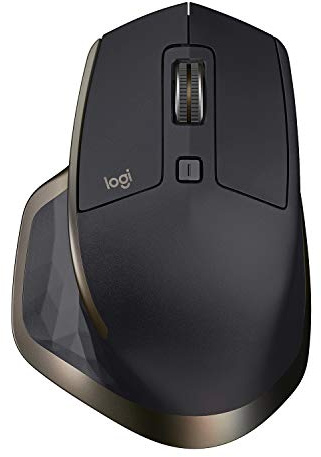 Logitech MX Master Wireless Mouse – High-Precision Sensor, Speed-Adaptive Scroll Wheel, Thumb Scroll Wheel, Easy-Switch up to 3 Devices