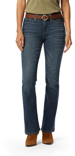 Levi Strauss Signature Gold Women's Totally Shaping Bootcut Jeans Mid-Rise Stretch Denim (Available in Plus Size), Blue Laguna-Waterless, 4 Long